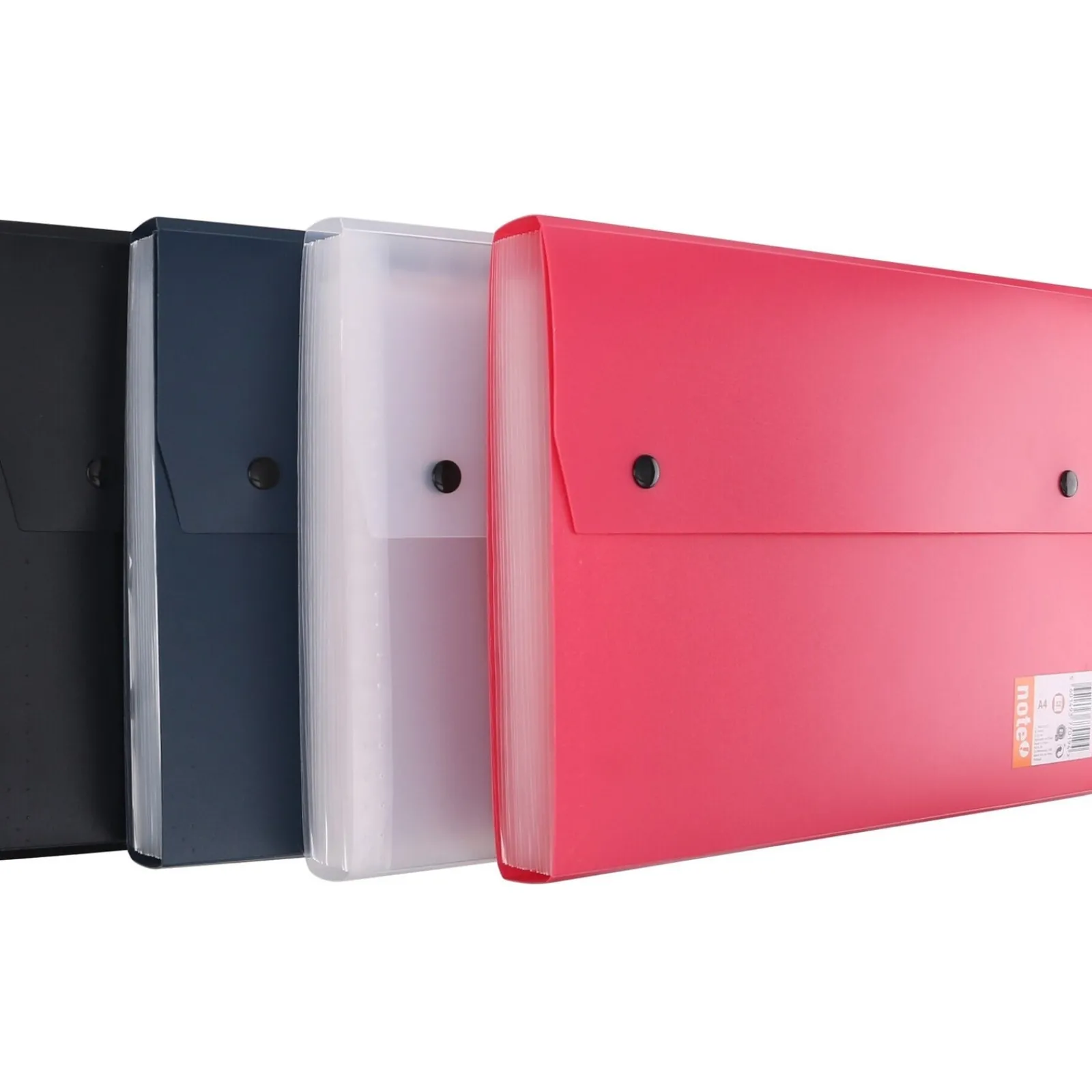 Note! Pasta Fole A4 Com 12 Divisórias Sortido