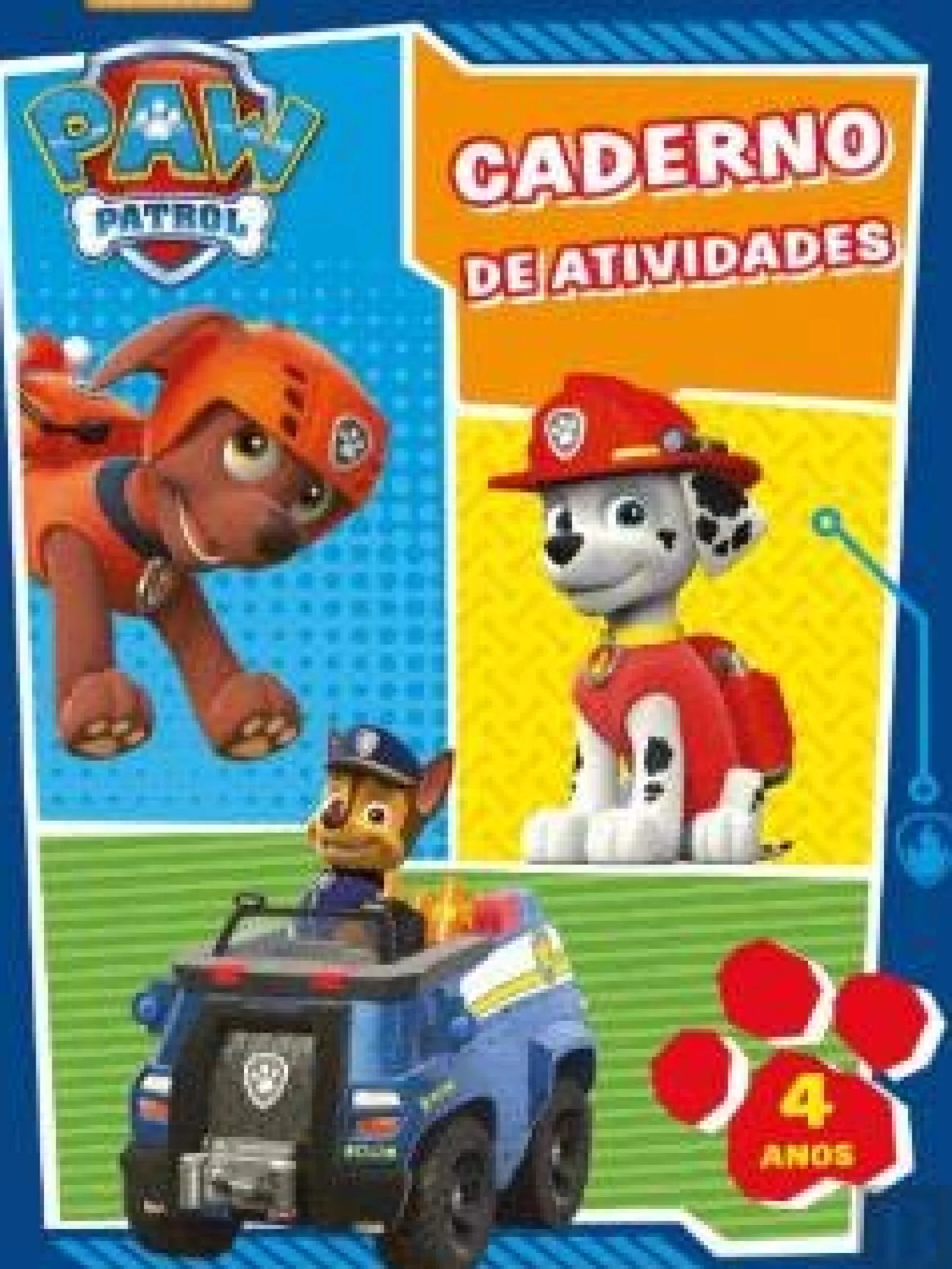 Nuvem De Letras Patrulha Pata de Nickelodeon - Caderno de Atividade 4 Anos (3ª Edição)