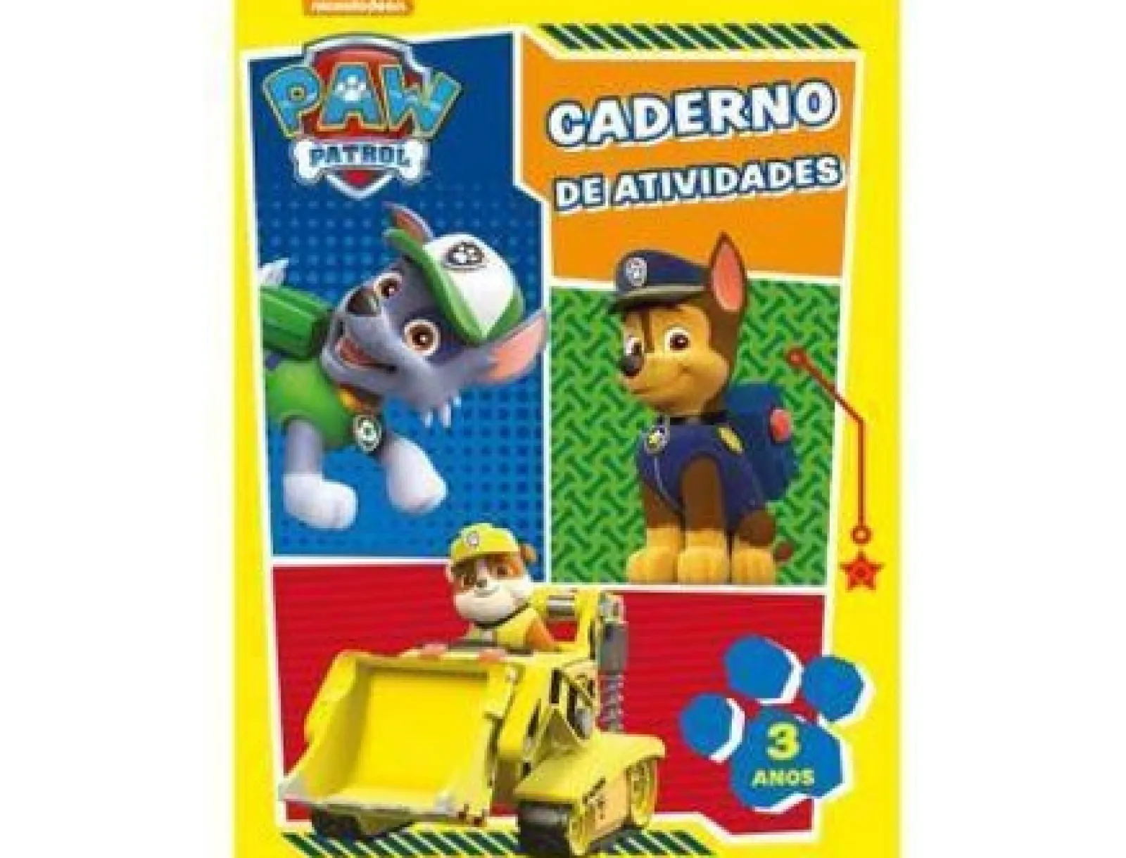 Nuvem De Letras Patrulha Pata de Nickelodeon - Caderno de Atividade 3 Anos (3ª Edição)