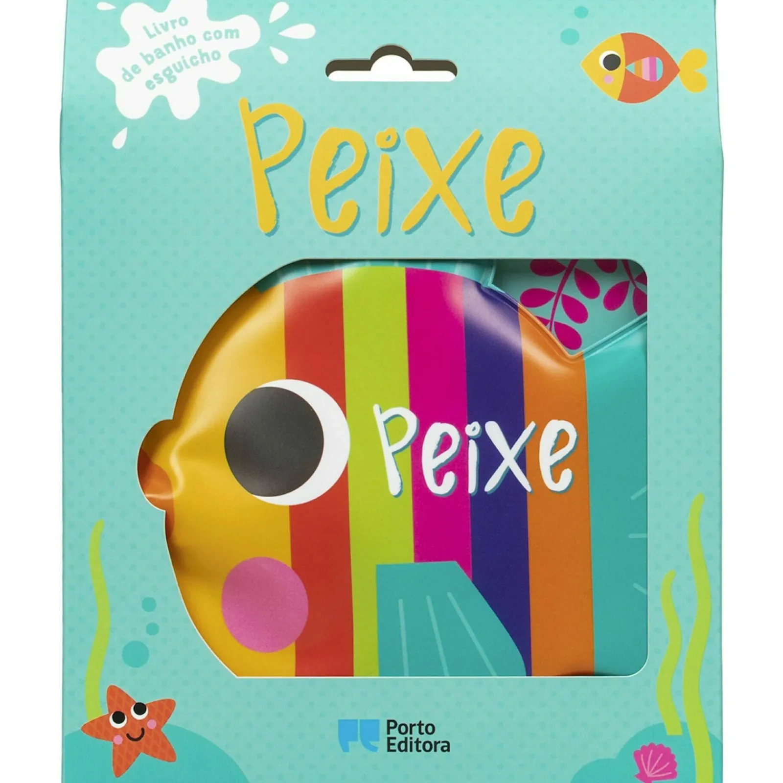 Porto Editora Peixe Livro de Banho com Esguicho
