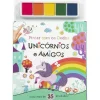 Hot Porto Editora Pintar com os Dedos - Unicórnios e Amigos