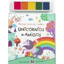Hot Porto Editora Pintar com os Dedos - Unicórnios e Amigos