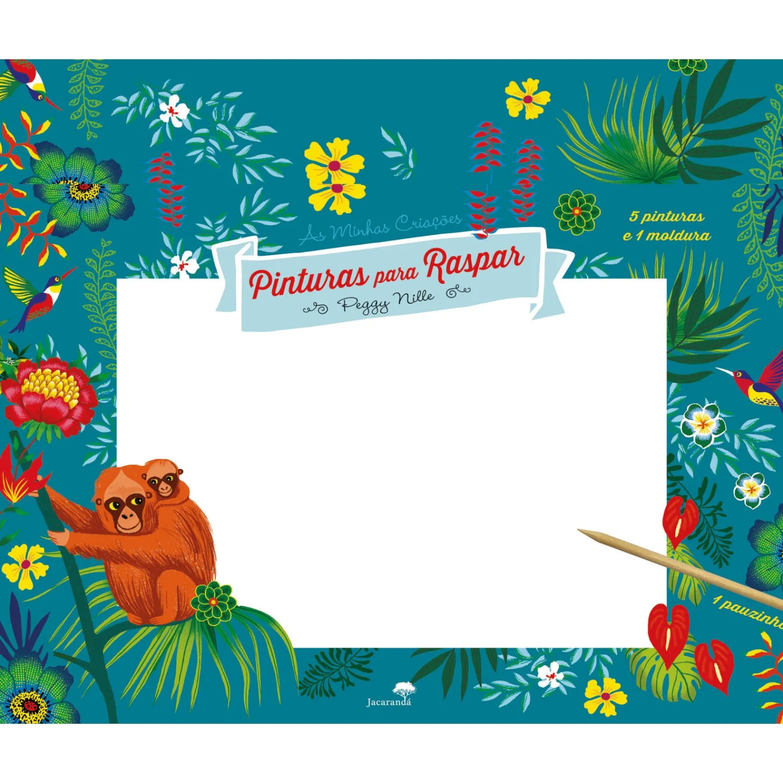 Jacarandá Pinturas para Raspar - Florestas Encantadas de Peggy Nille