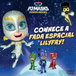 Nuvem De Letras PJ Masks Power Heroes - Conhece a Fada Espacial Lilyfay!