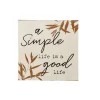Kasa Placa Decorativa Simple Life