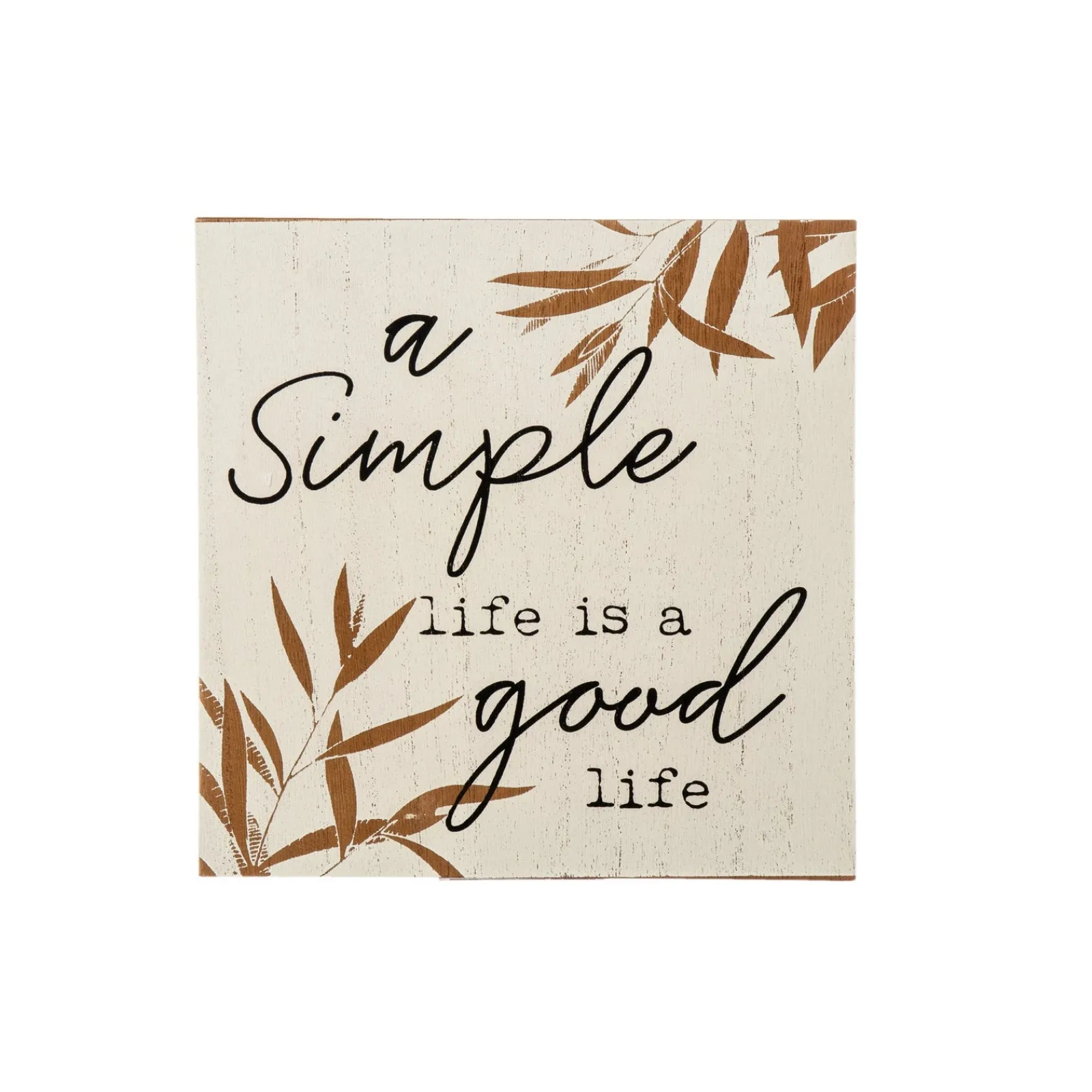 Kasa Placa Decorativa Simple Life