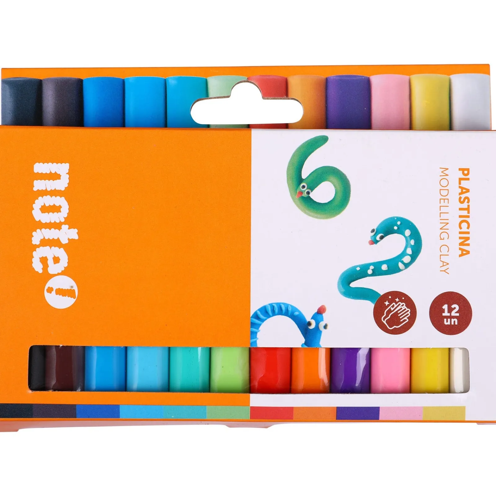 Note! Plasticina com 12 Barras