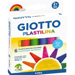 Giotto Plasticina Cores Clássicas 6x15g