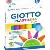 Sale Giotto Plasticina Cores Fluor 6X15G