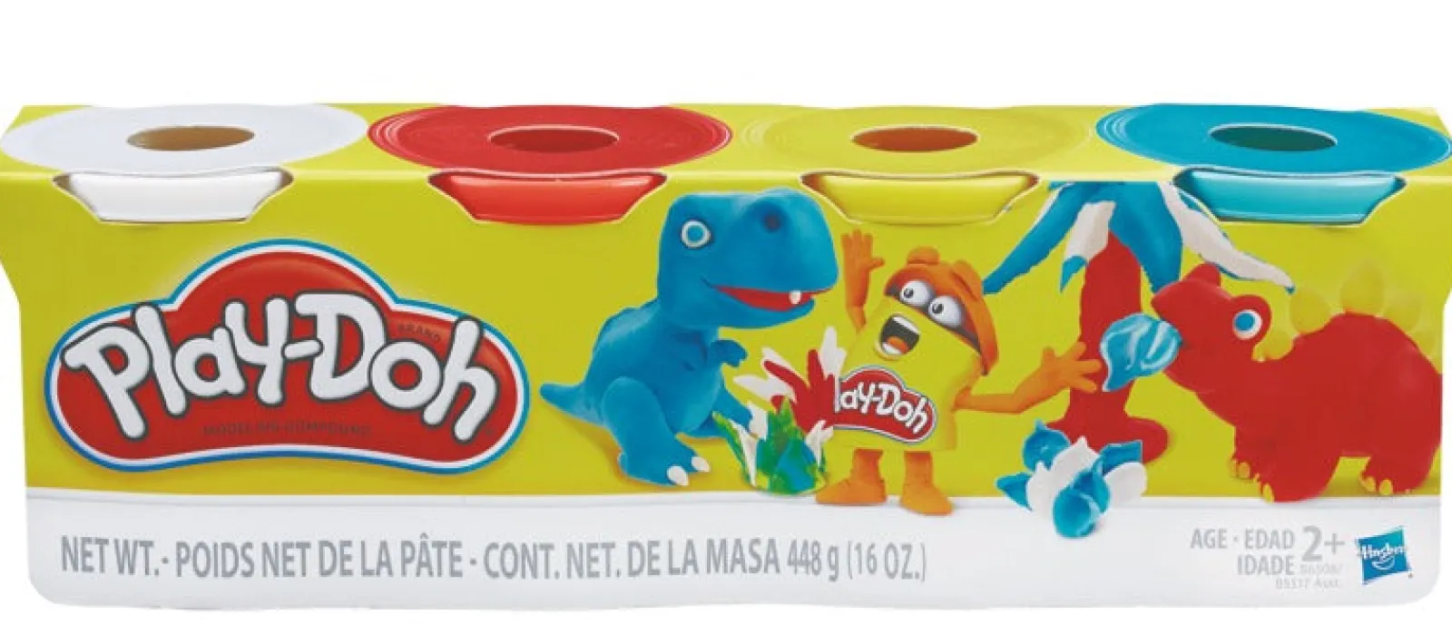 Play-Doh Plasticina Pack 4 Potes