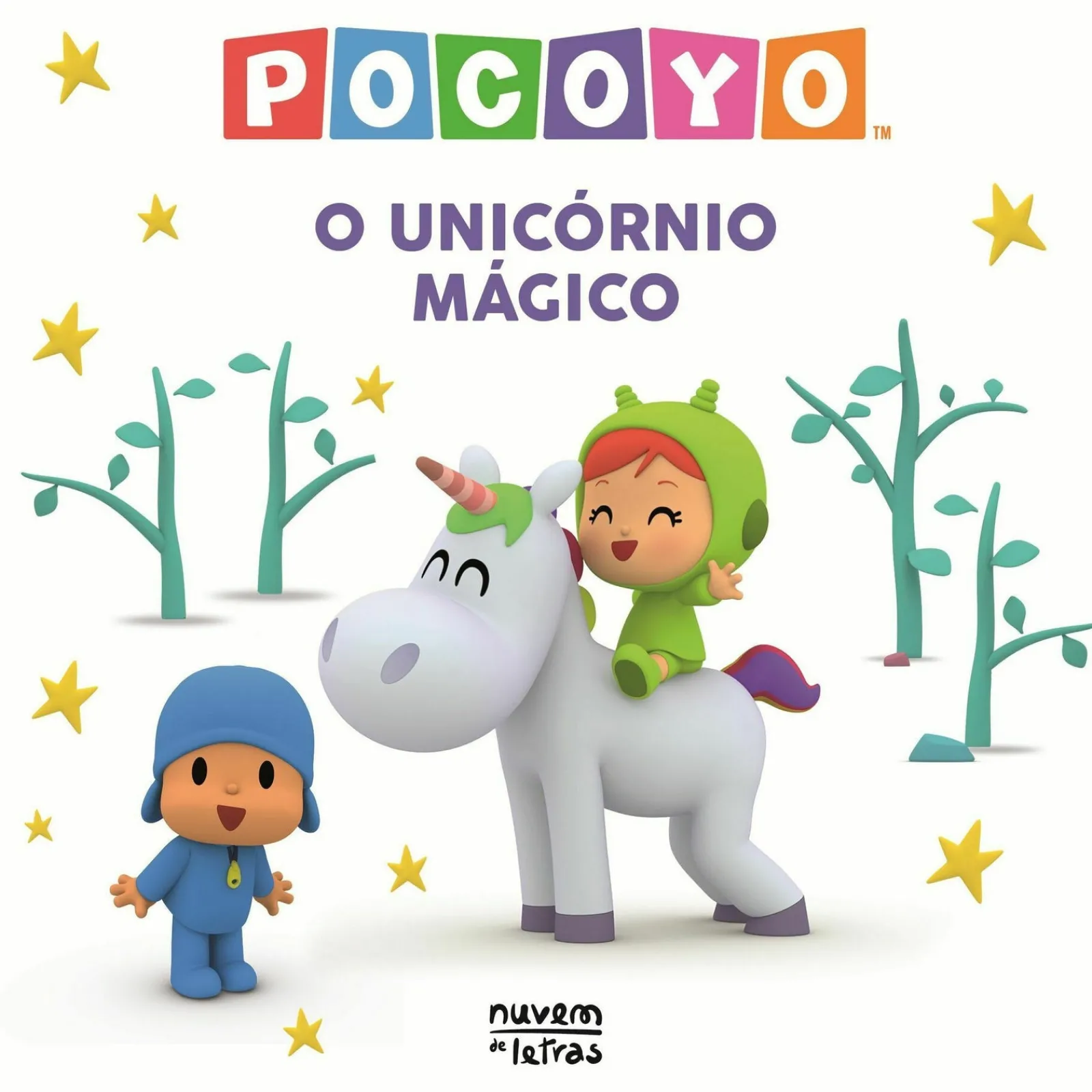 Nuvem De Letras Pocoyo - o Unicórnio Mágico de Zinkia