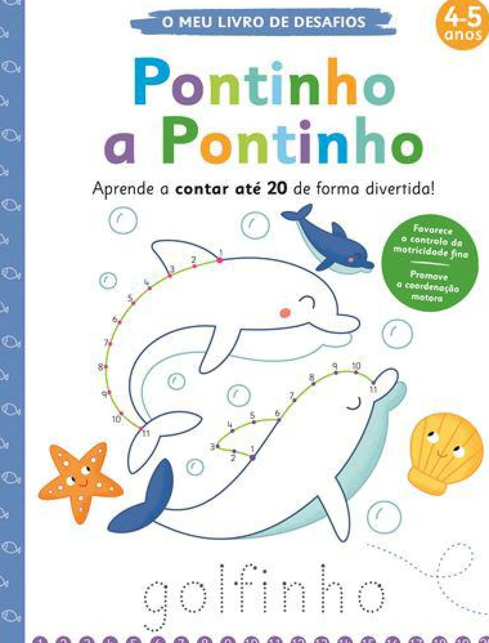Joybooks Pontinho a Pontinho de Elizabeth Golding - Golfinho