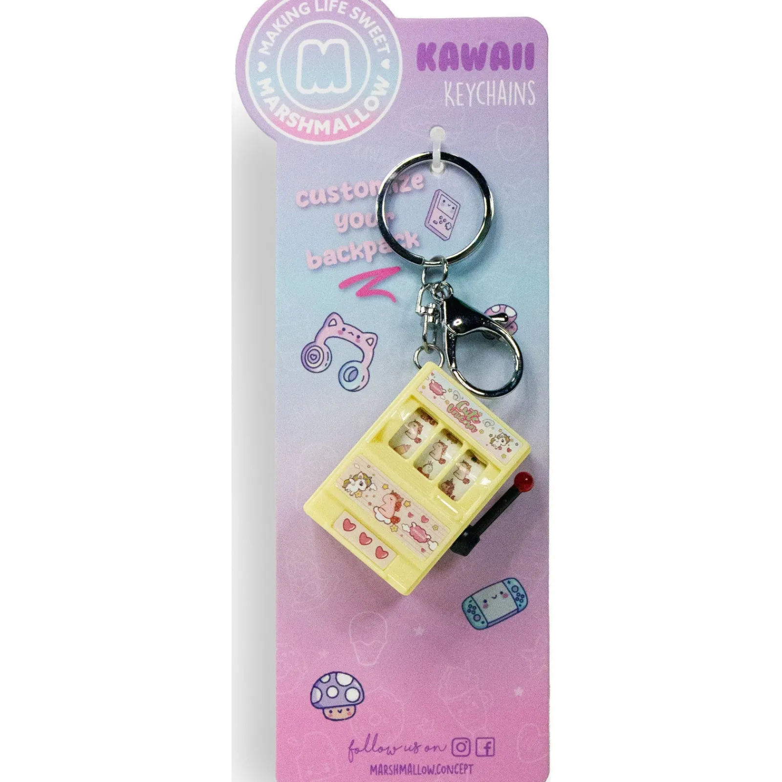 Marshmallow Porta Chaves Gaming Sortido Marshmalllow