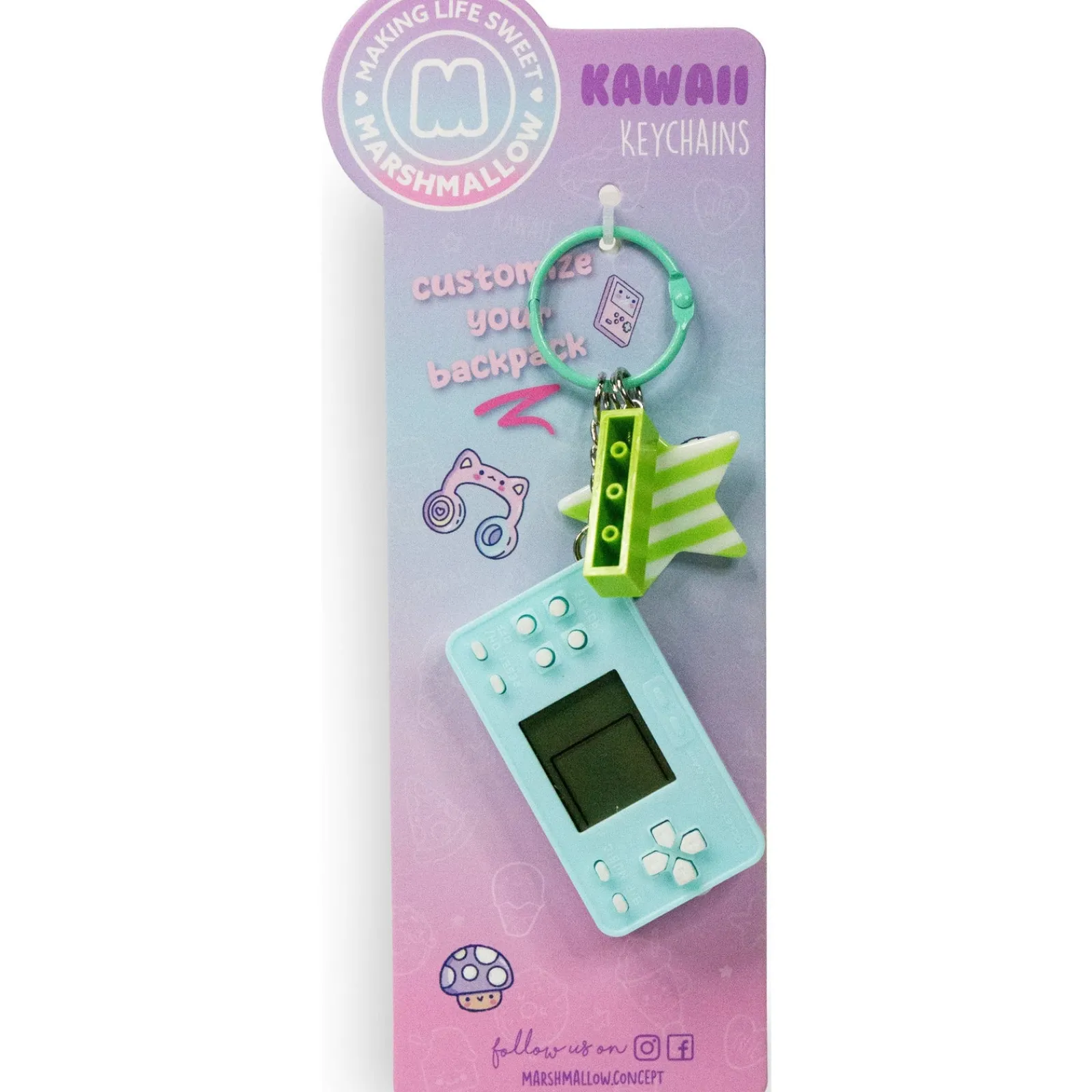 Marshmallow Porta Chaves Gaming Sortido Marshmalllow