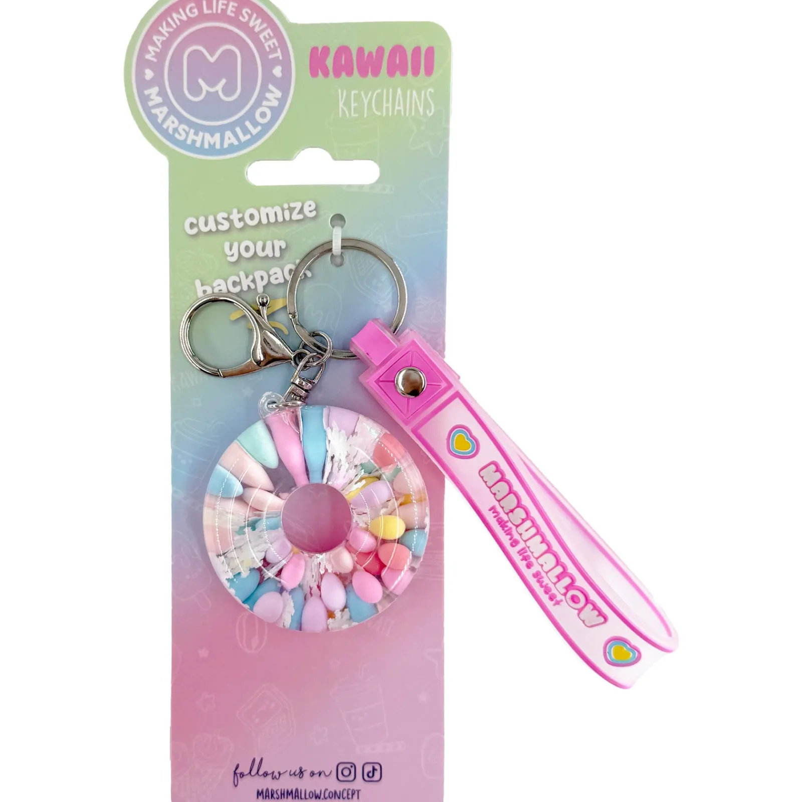 Marshmallow Porta Chaves Sortido