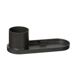 Sale Litem Porta Lápis com suporte Cinza Escuro