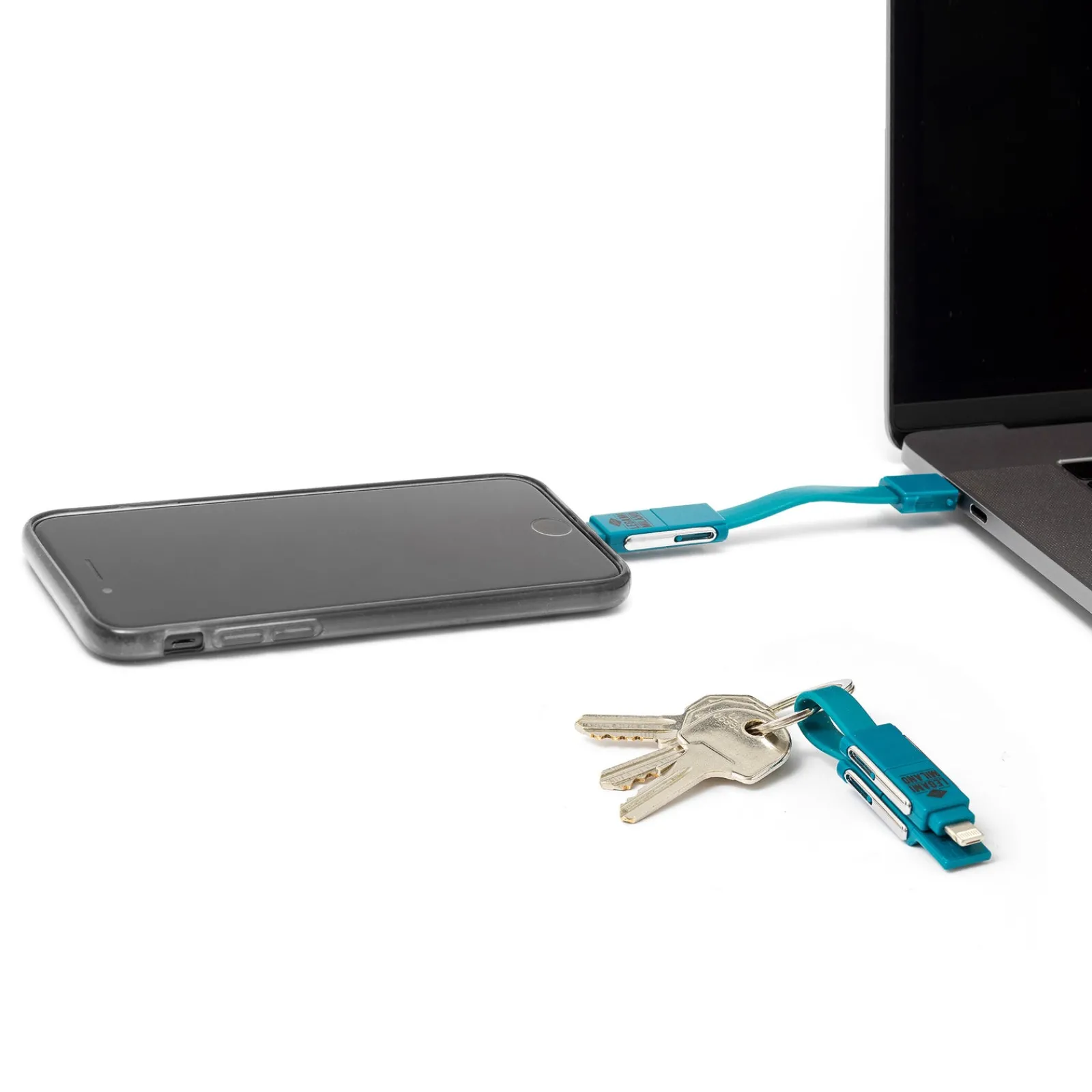 New Legami Porta-Chaves Com Cabo Carregador 6 em 1