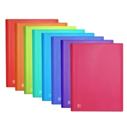 Online Oxford Portefólio com 80 Bolsas A4 (várias cores)