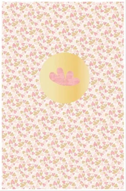 New Artebene Postal - Corações Amarelo