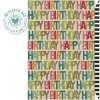 Artebene Postal - Happy Birthday Typographie