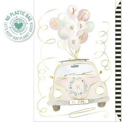 Artebene Postal - Just Married Carro