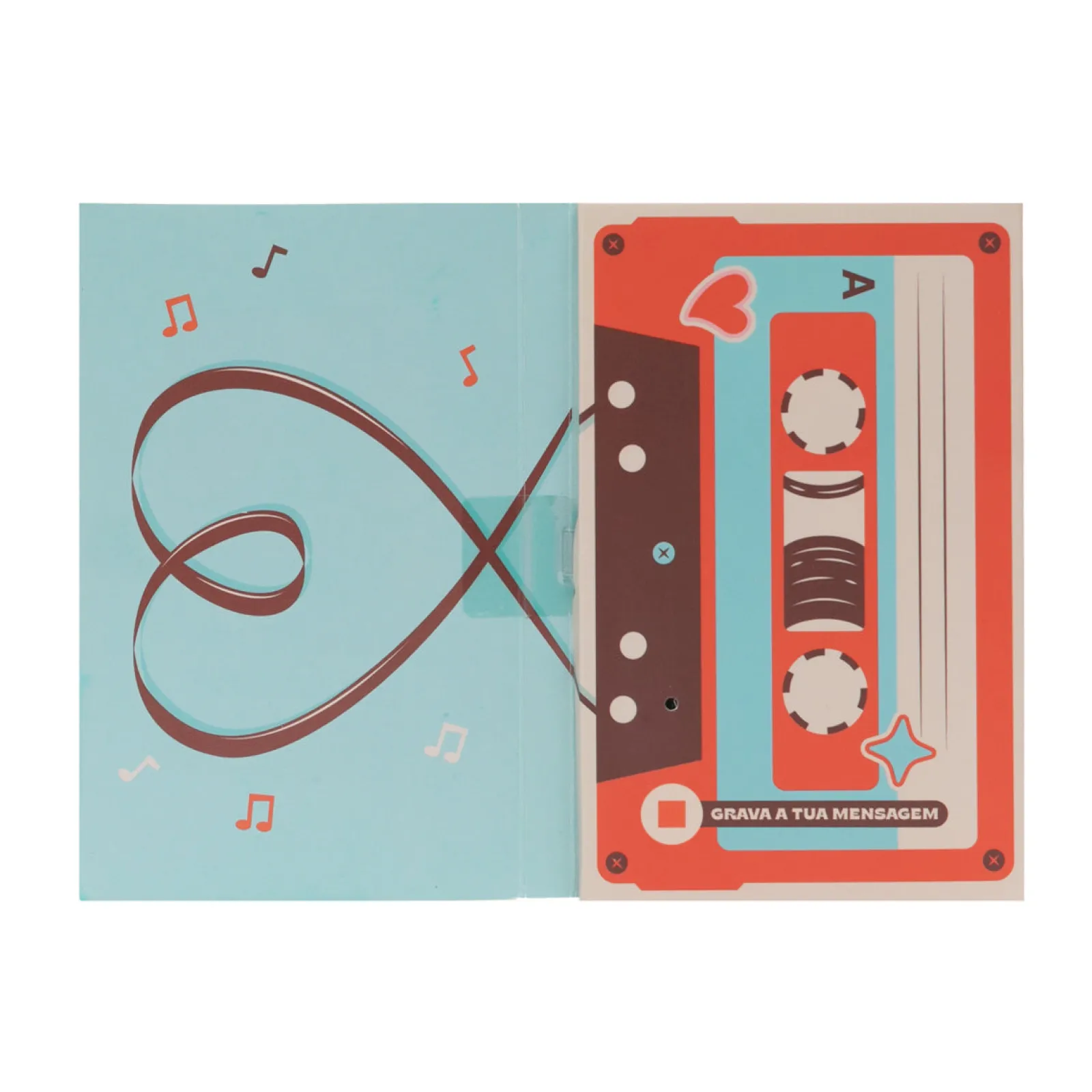 Mr. Wonderful Postal com Gravador de Mensagem - Digo-To De Todo O Coração