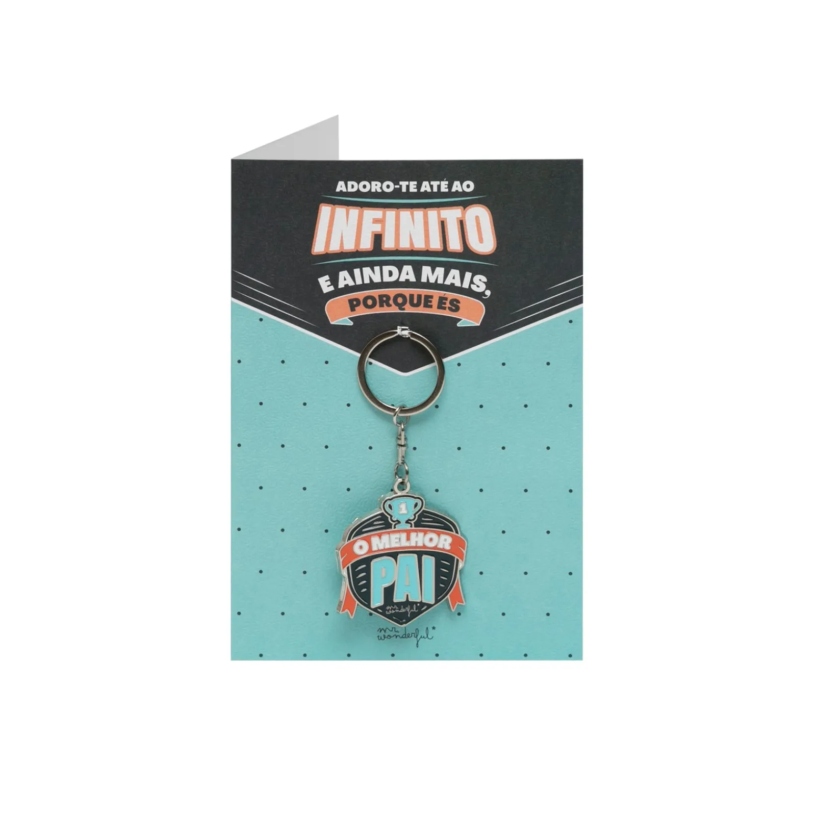 Mr. Wonderful Postal Com Porta-Chaves - Adoro-Te Até Ao