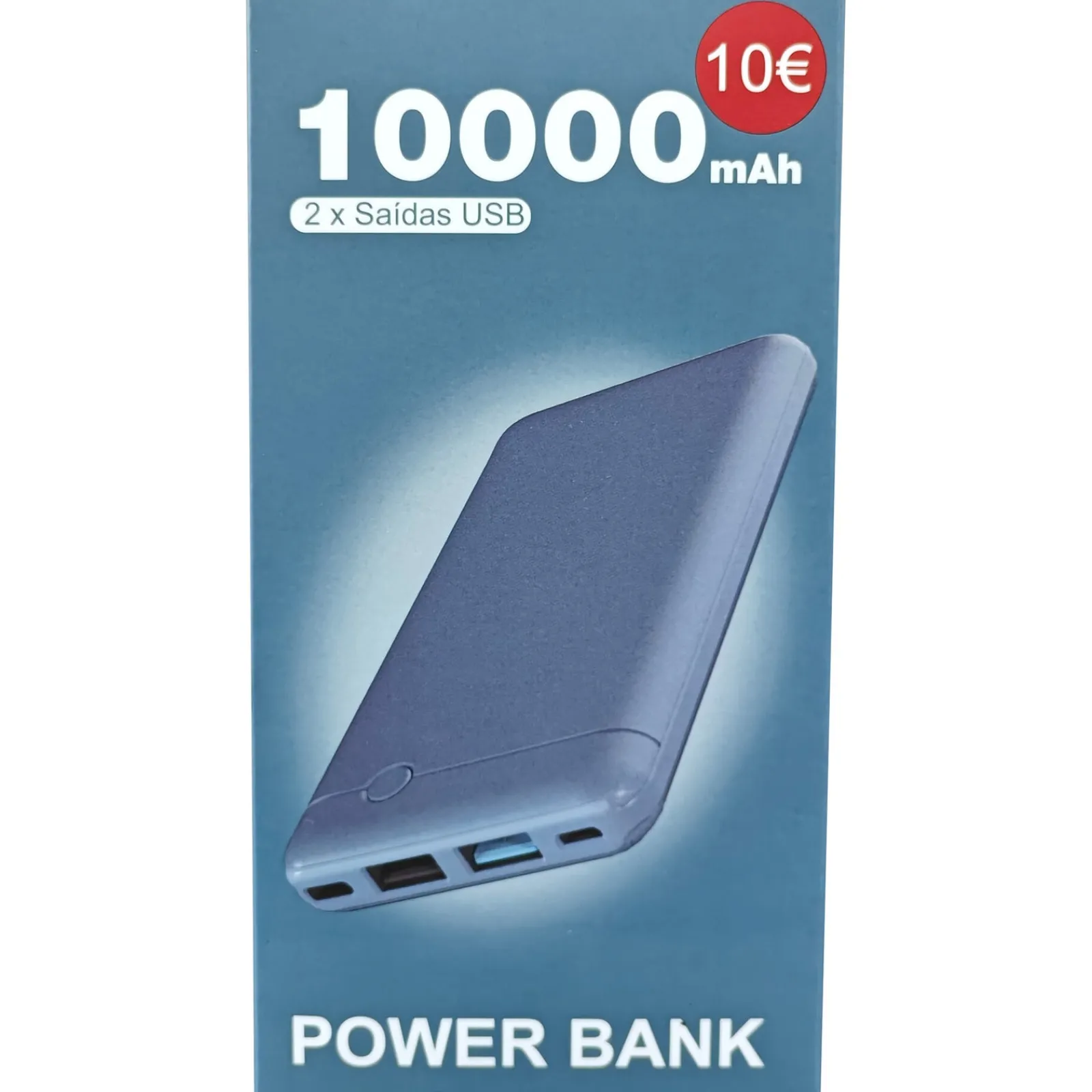 Onetop Power Bank 10.000Mah Azul Fusion