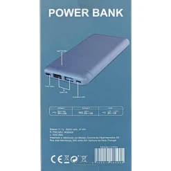 Onetop Power Bank 10.000Mah Azul Fusion