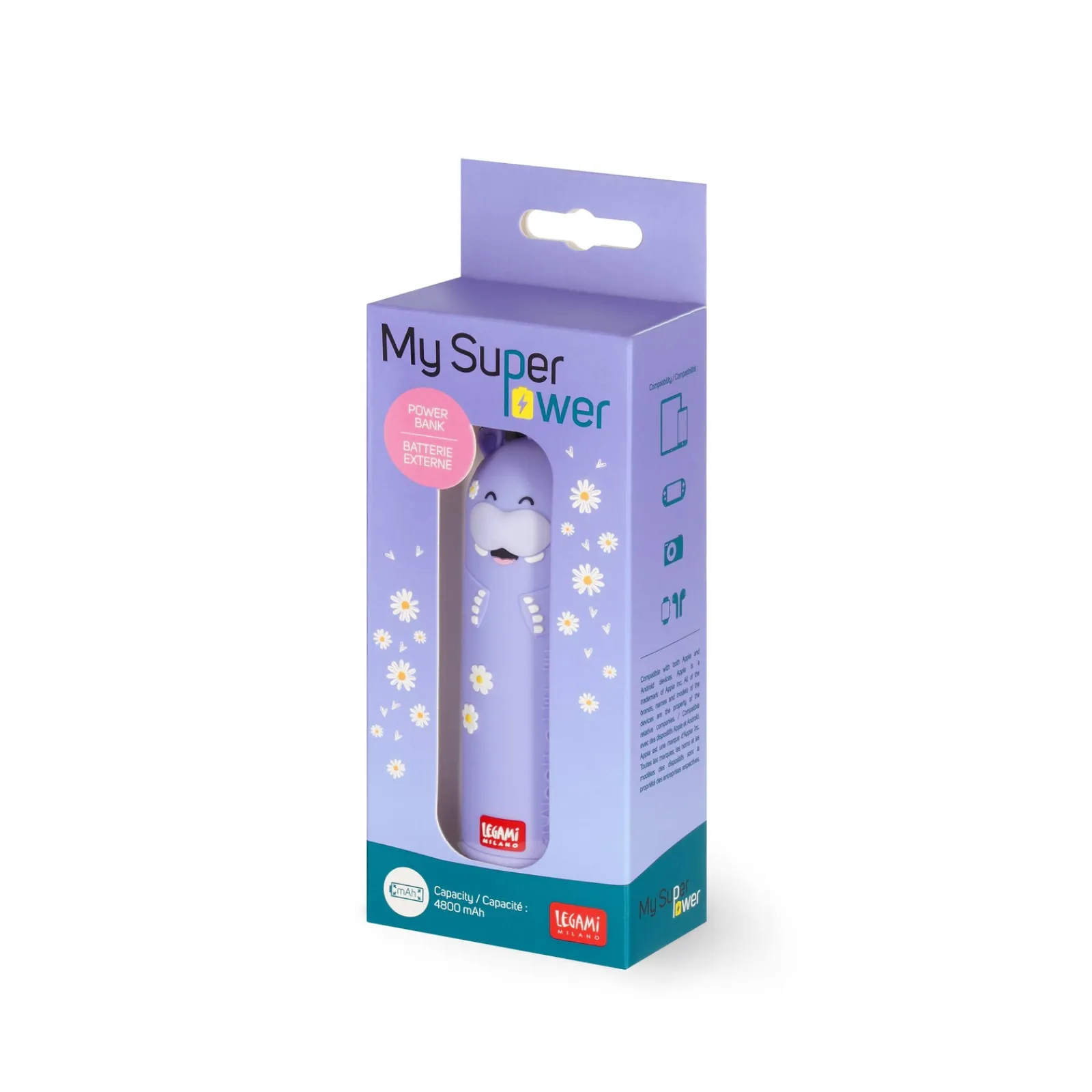 Discount Legami Powerbank - Hippo