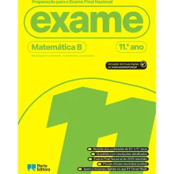 Porto Editora Preparação para o Exame Final Nacional - Matemática B - 11.º Ano