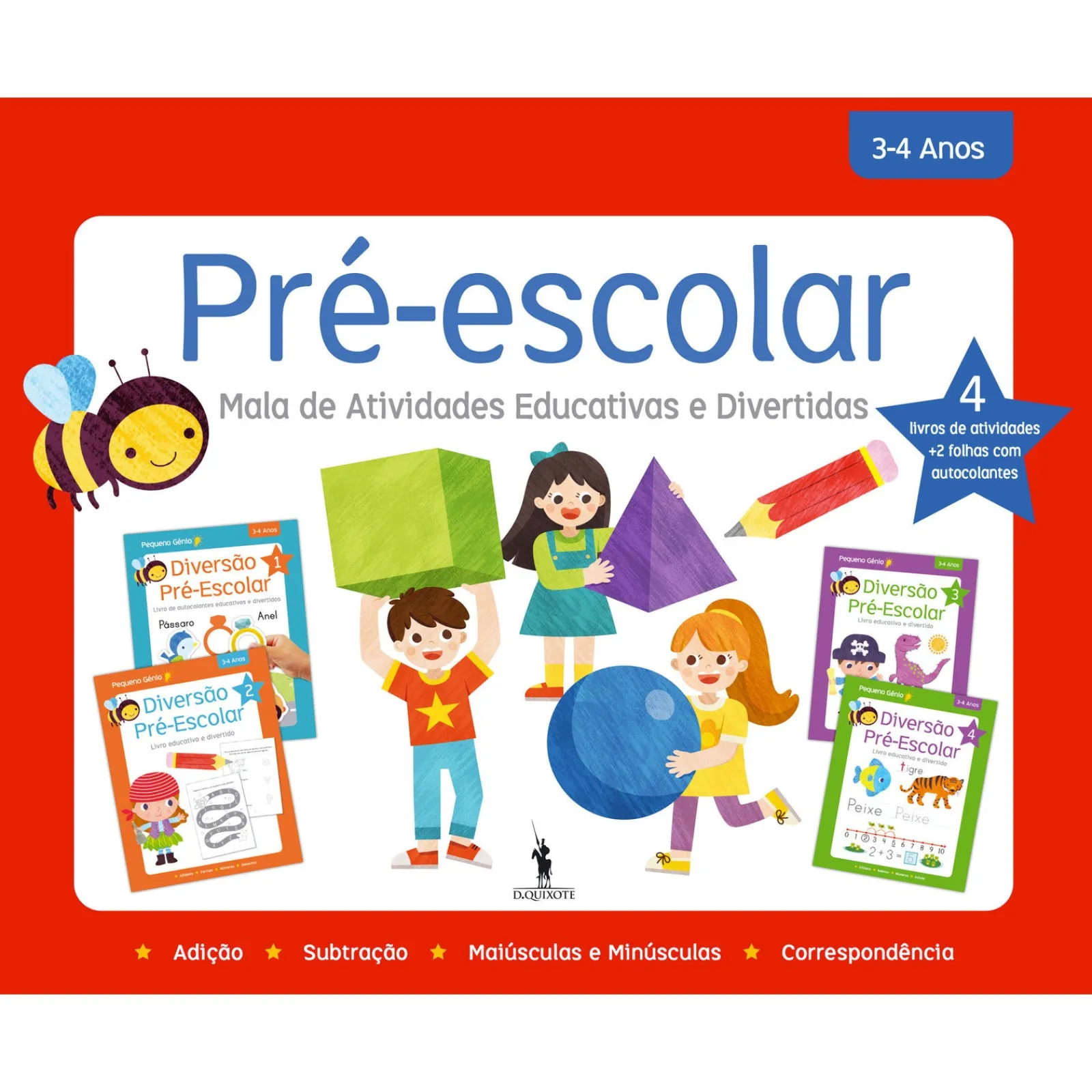 Dom Quixote Pré-Escolar - Mala de Atividades Educativas e Divertidas de Vários Autores