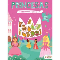 New Zero A Oito Princesas o Meu Livro Autocolante