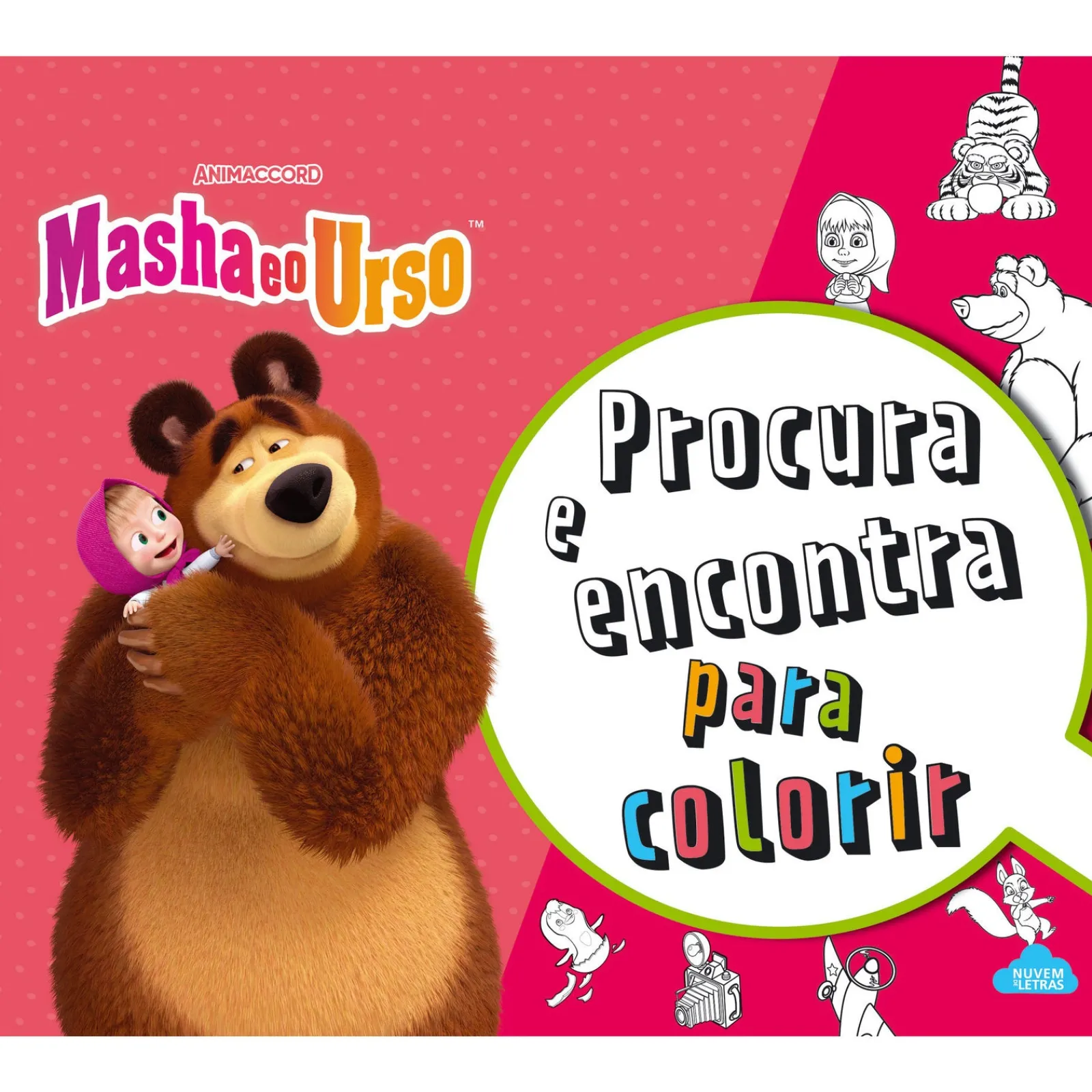 Nuvem De Letras Procura e Encontra para Colorir de Animaccord Ltd.