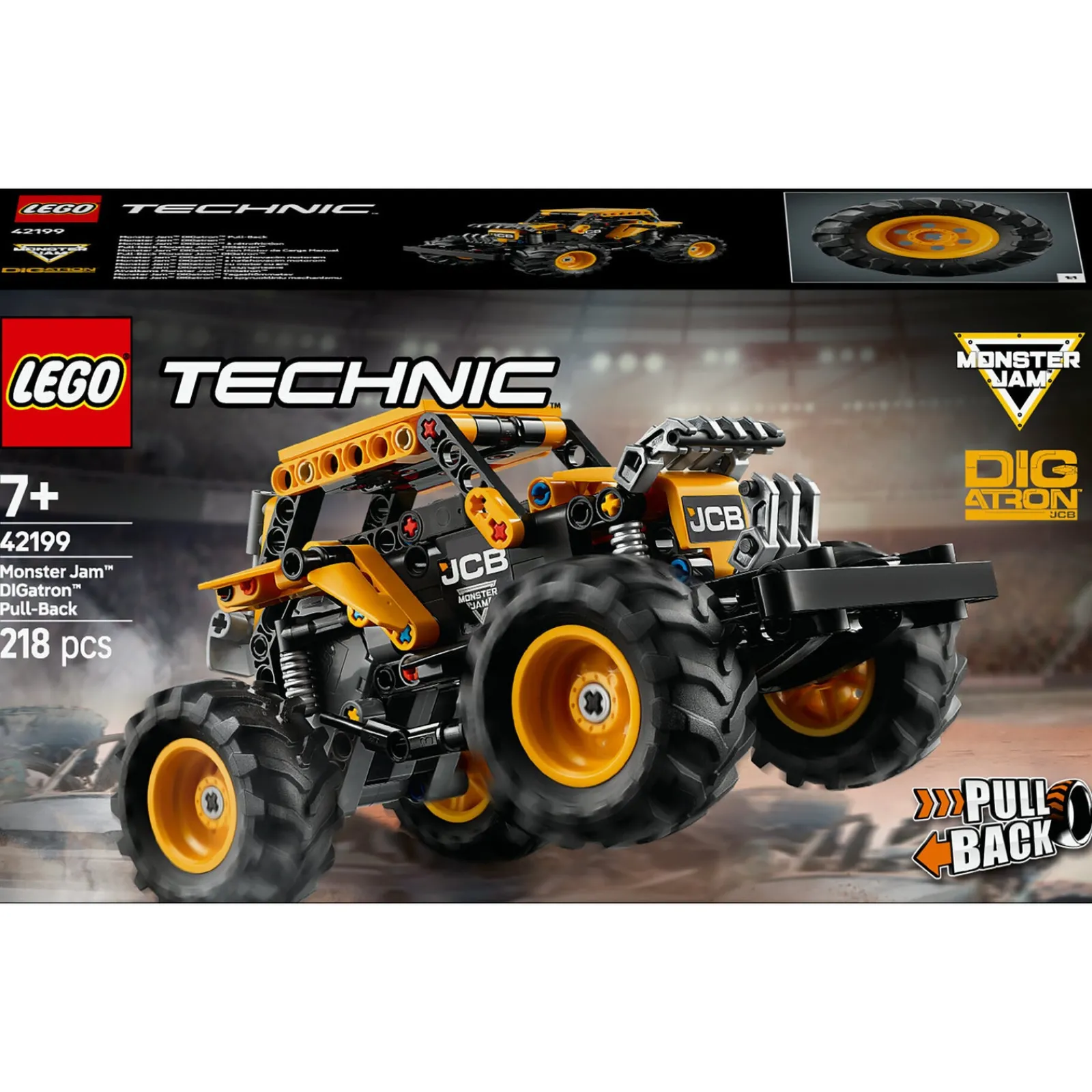Lego-Technic Pull-Back Monster Jam Digatron Lego