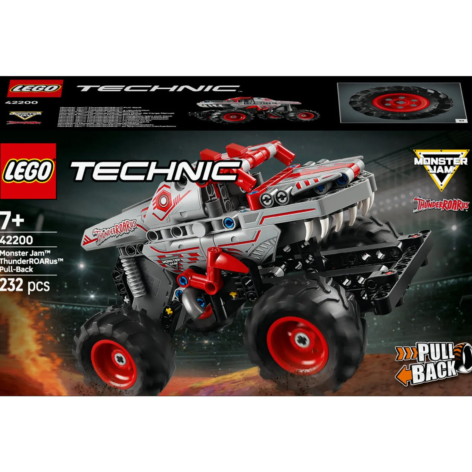 Online Lego-Technic Pull-Back Monster Jam Thunderroarus Lego