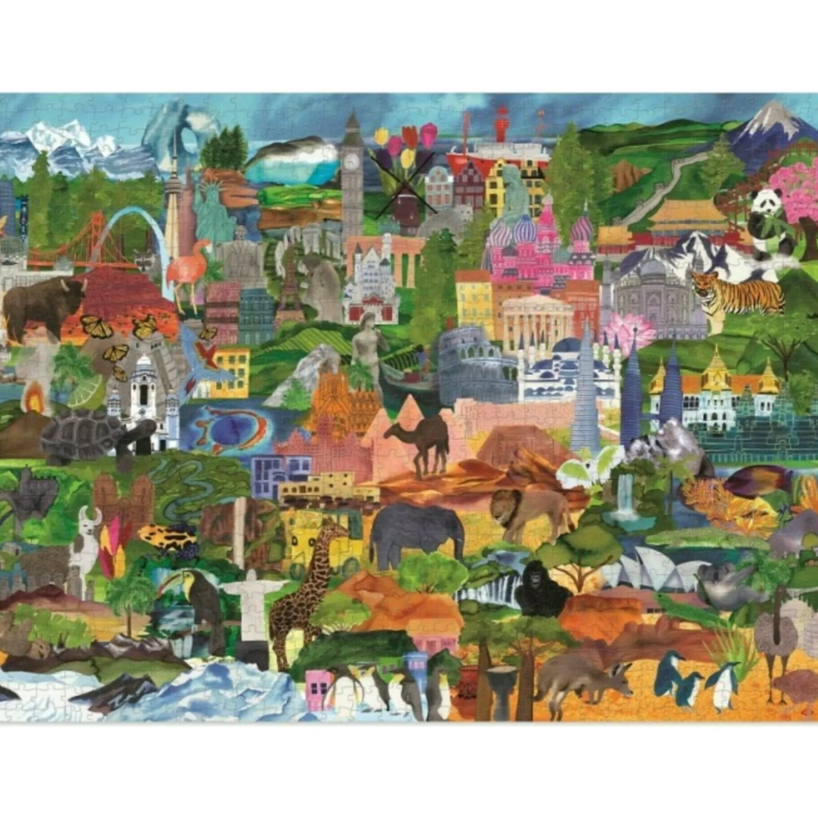 Crocodile Creek Puzzle 1000 Pcs - World