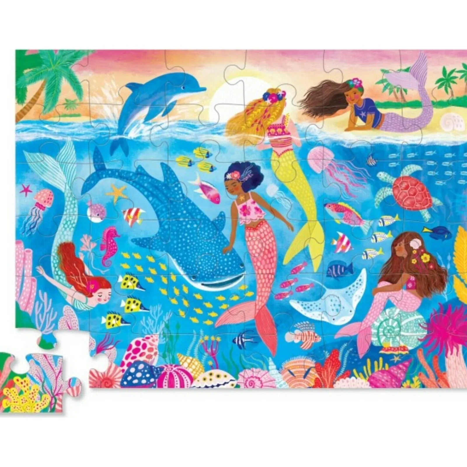 New Crocodile Creek Puzzle 36 Pcs Mermaid Dreams