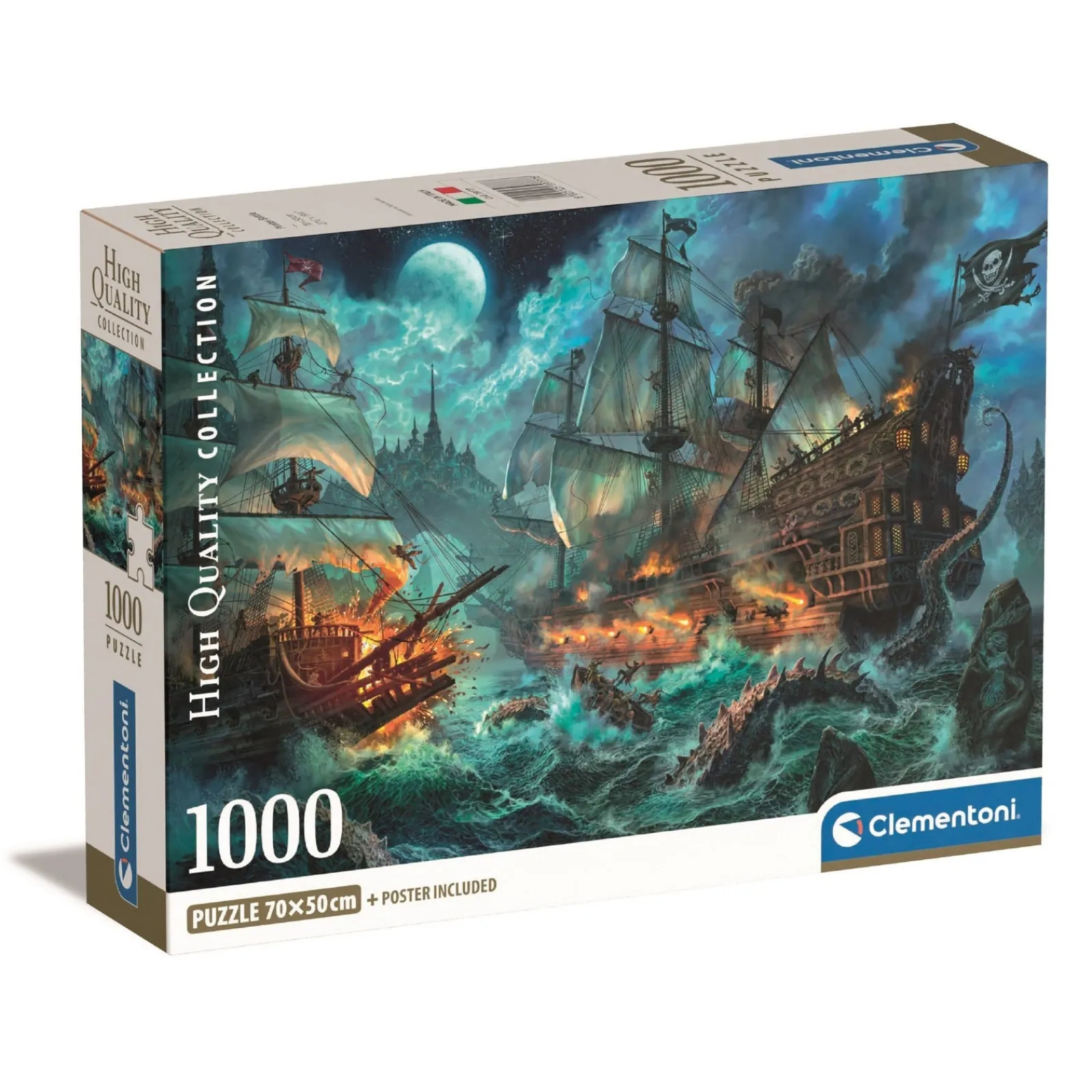 Clementoni Puzzle 1000 Peças High Quality Collection Compact (artigo sortido)