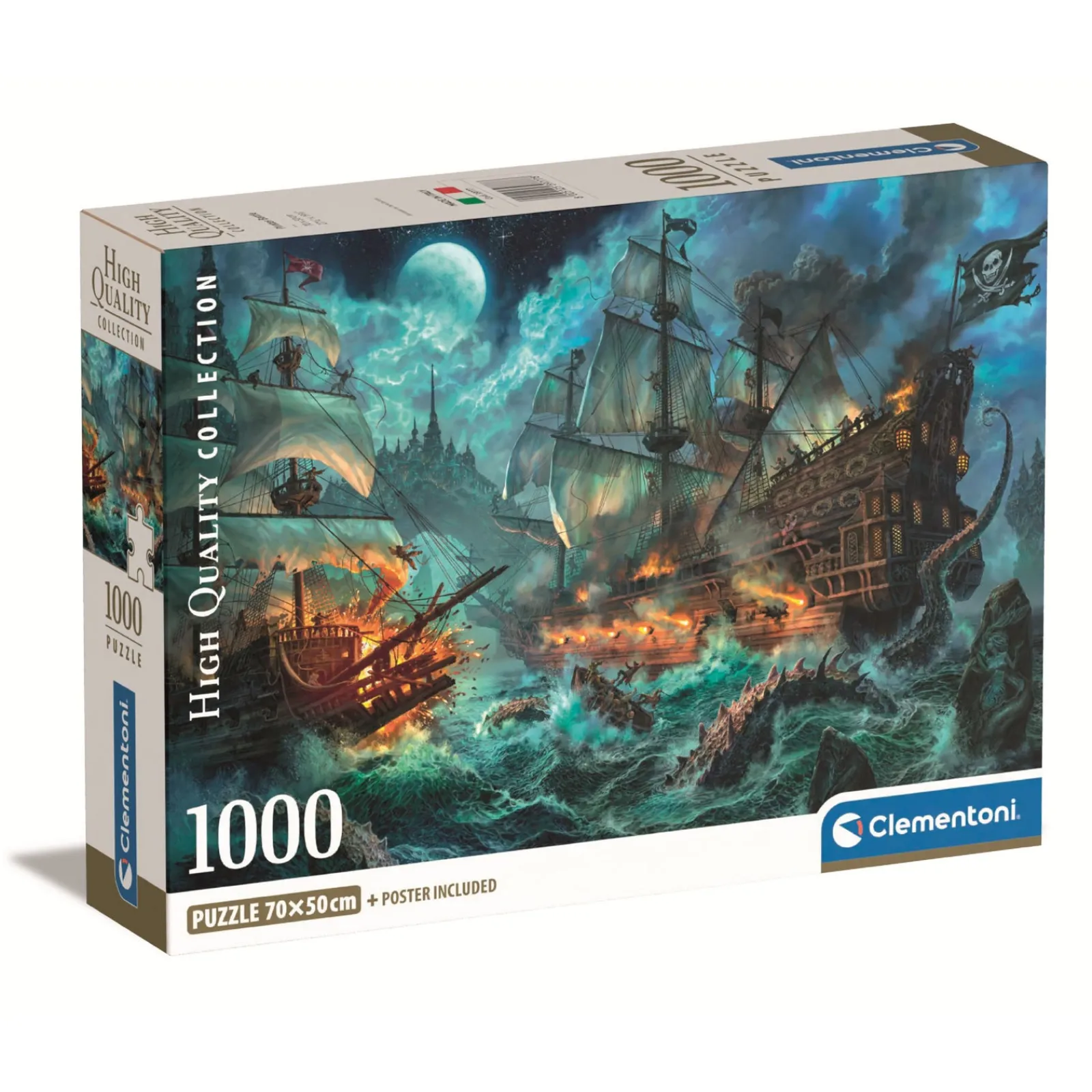 Clementoni Puzzle 1000 Peças High Quality Collection Compact (artigo sortido)