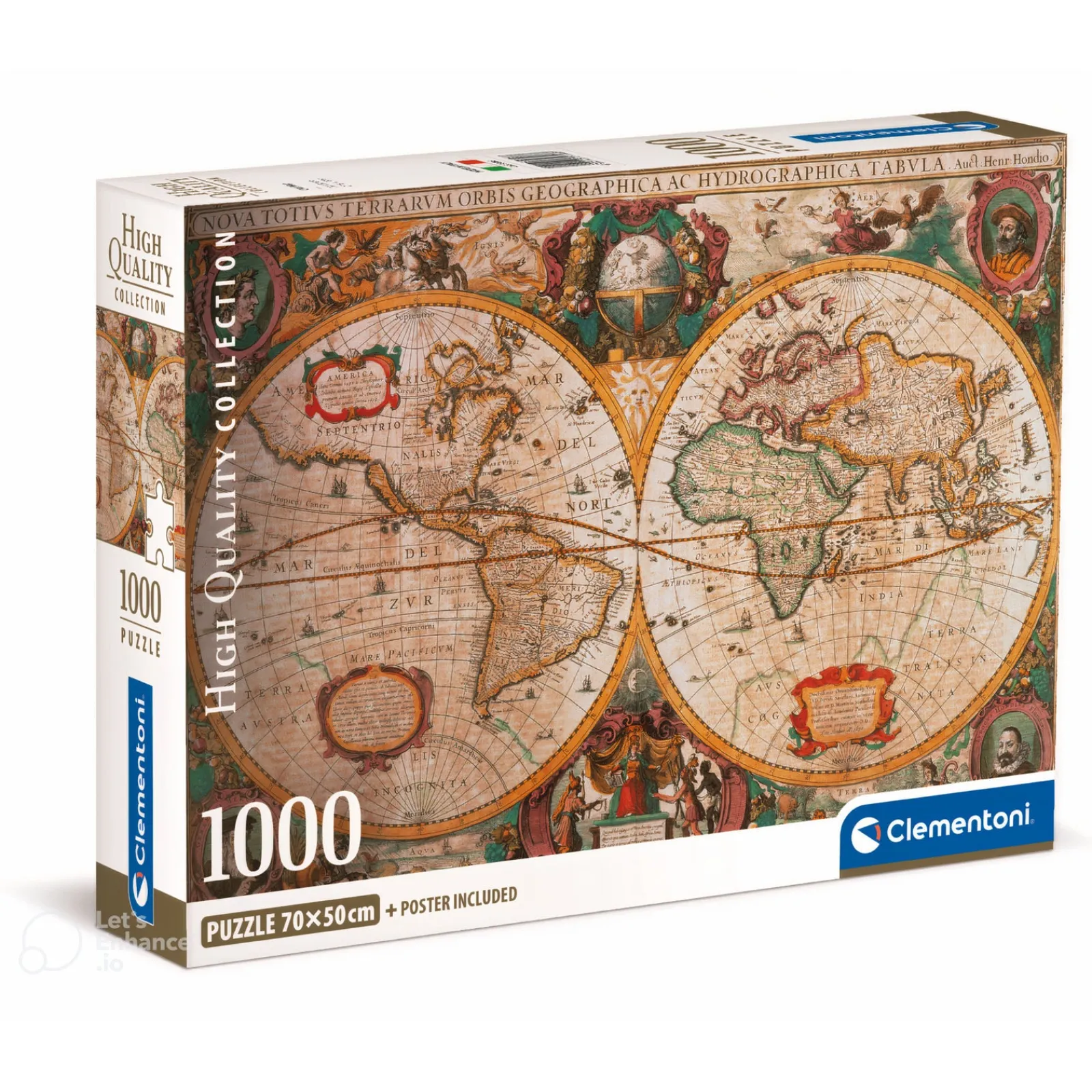 Clementoni Puzzle 1000 Peças High Quality Collection Compact (artigo sortido)