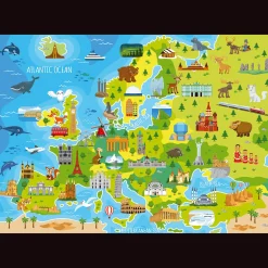 Educa Puzzle 150 Peças Mapa Da Europa