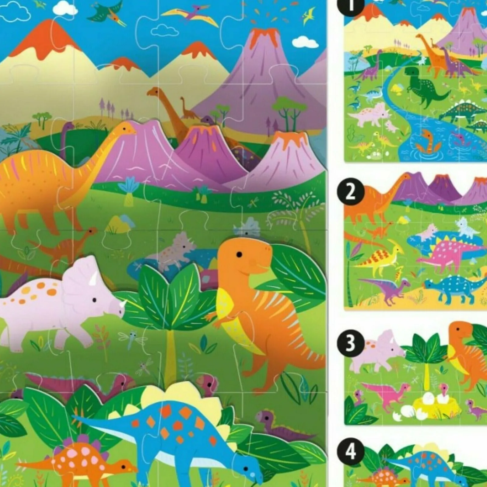 Headu Puzzle Playrama Dinosaurs