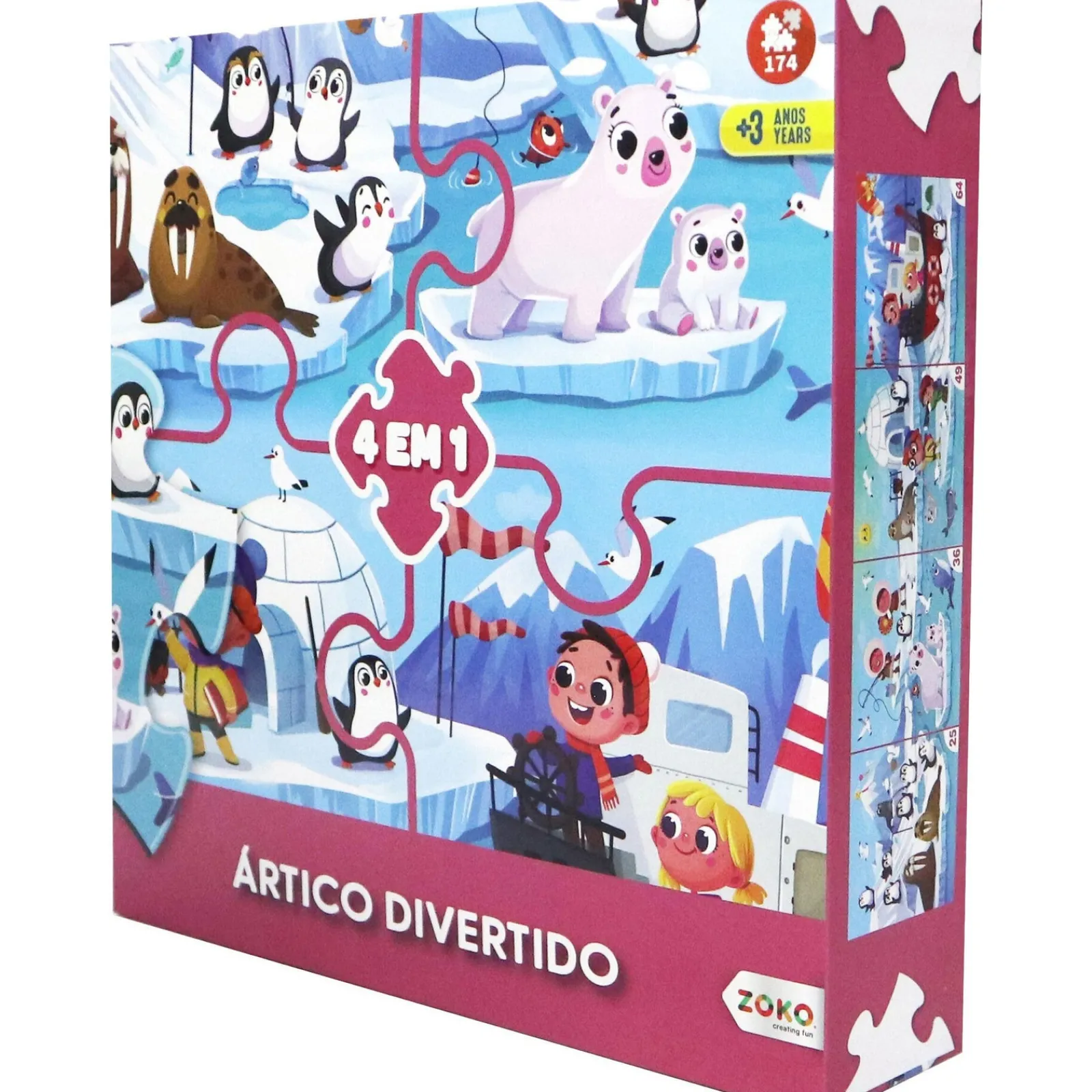 Clearance Zoko-Puzzles Puzzle Ártico / Explora Oceanos / Um Dia Quinta Sortido