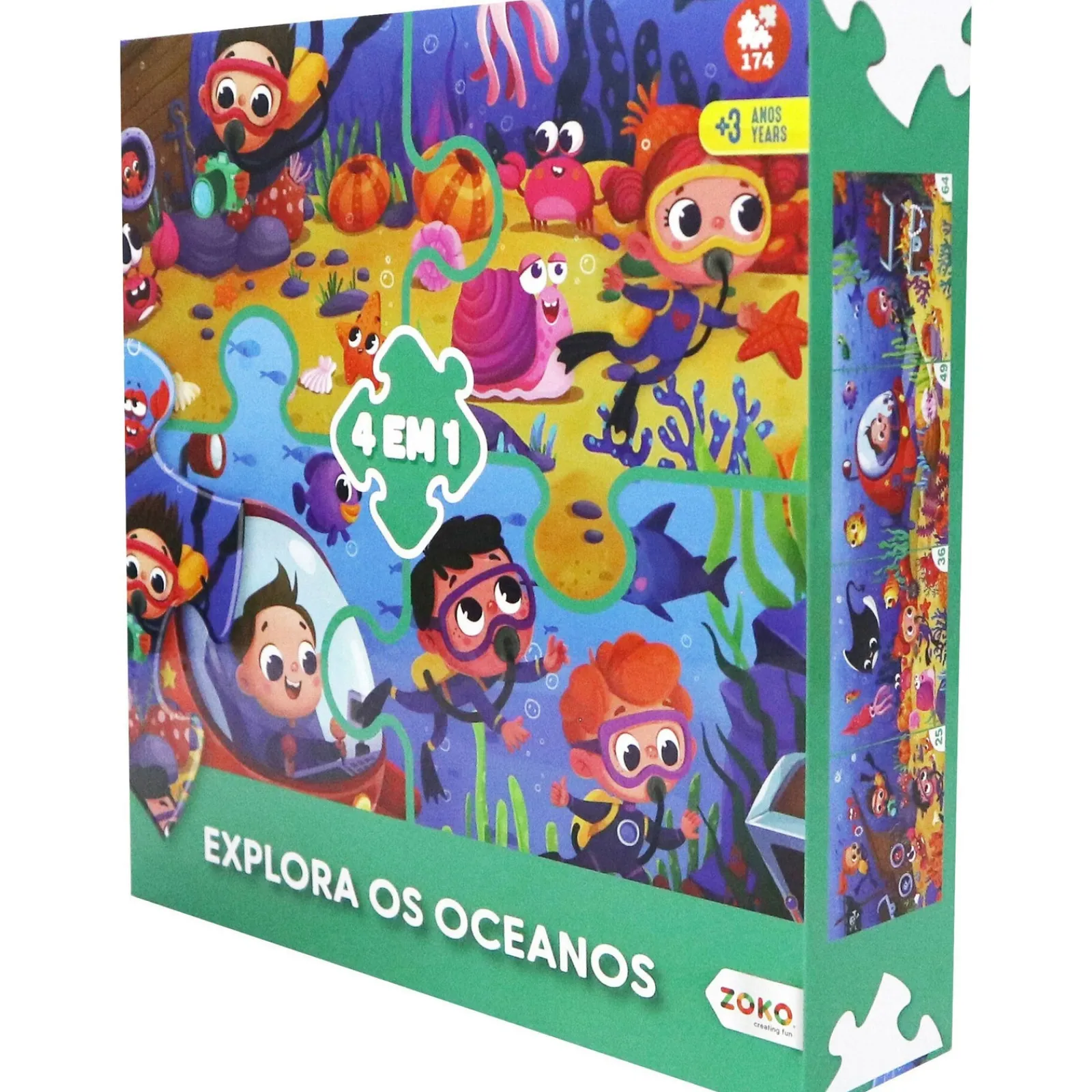 Clearance Zoko-Puzzles Puzzle Ártico / Explora Oceanos / Um Dia Quinta Sortido
