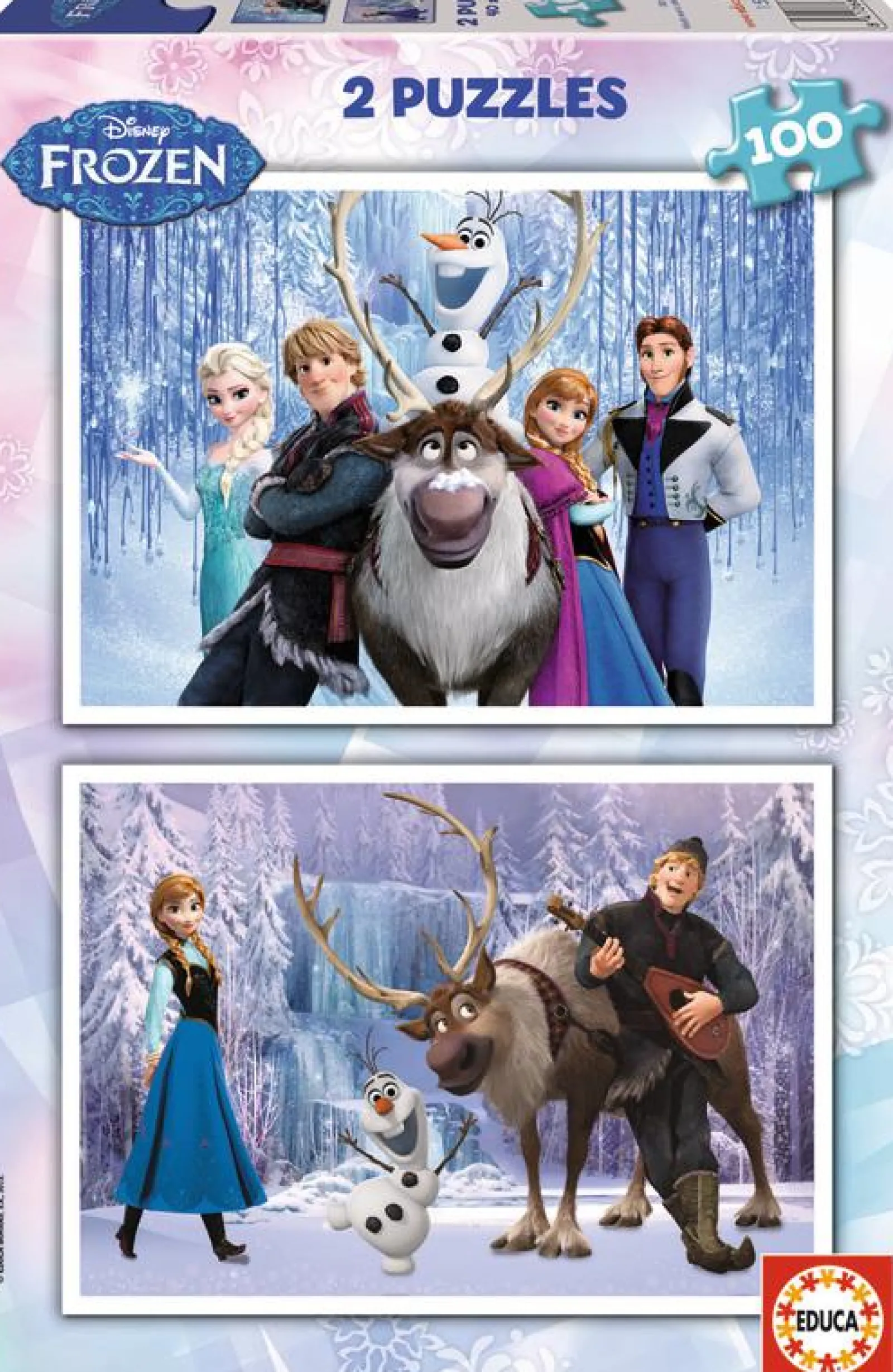 Outlet Educa Puzzles Infantis 2X100Pcs Sortido