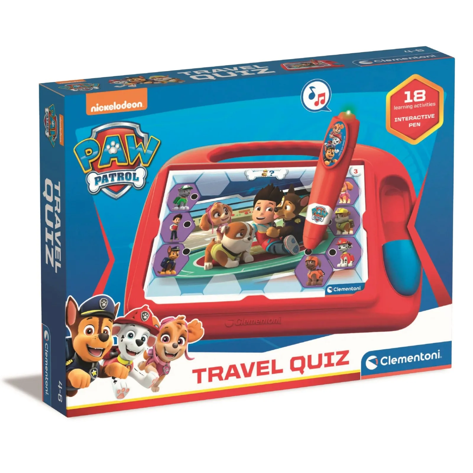 Paw Patrol Quadro Quiz Patrulha Pata