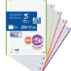 Oxford Recarga Papel A4 Quadriculado com Cor nas Margens