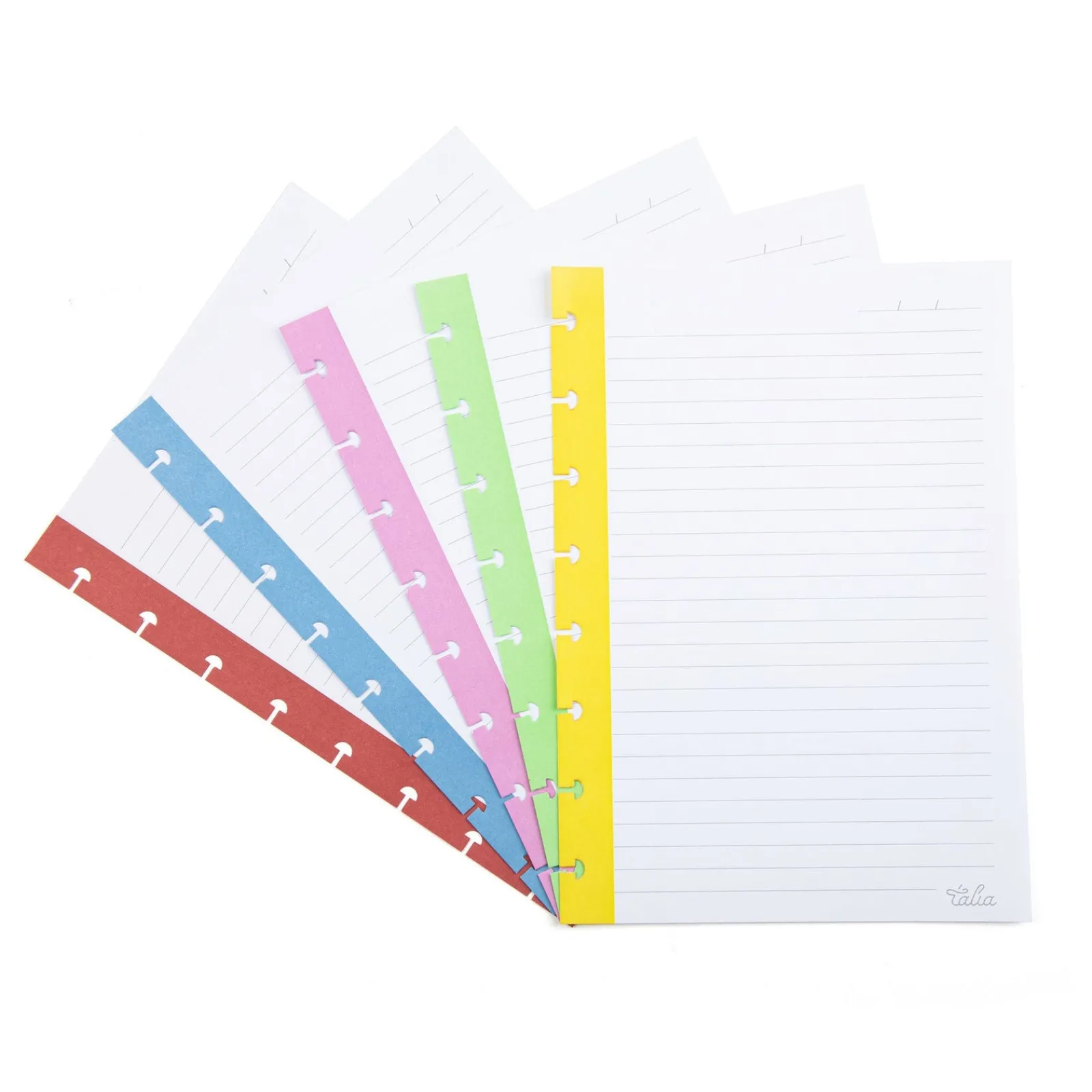 Outlet Talia Recarga Para Caderno Smart A5 Pautado 50Folhas Banda Cor