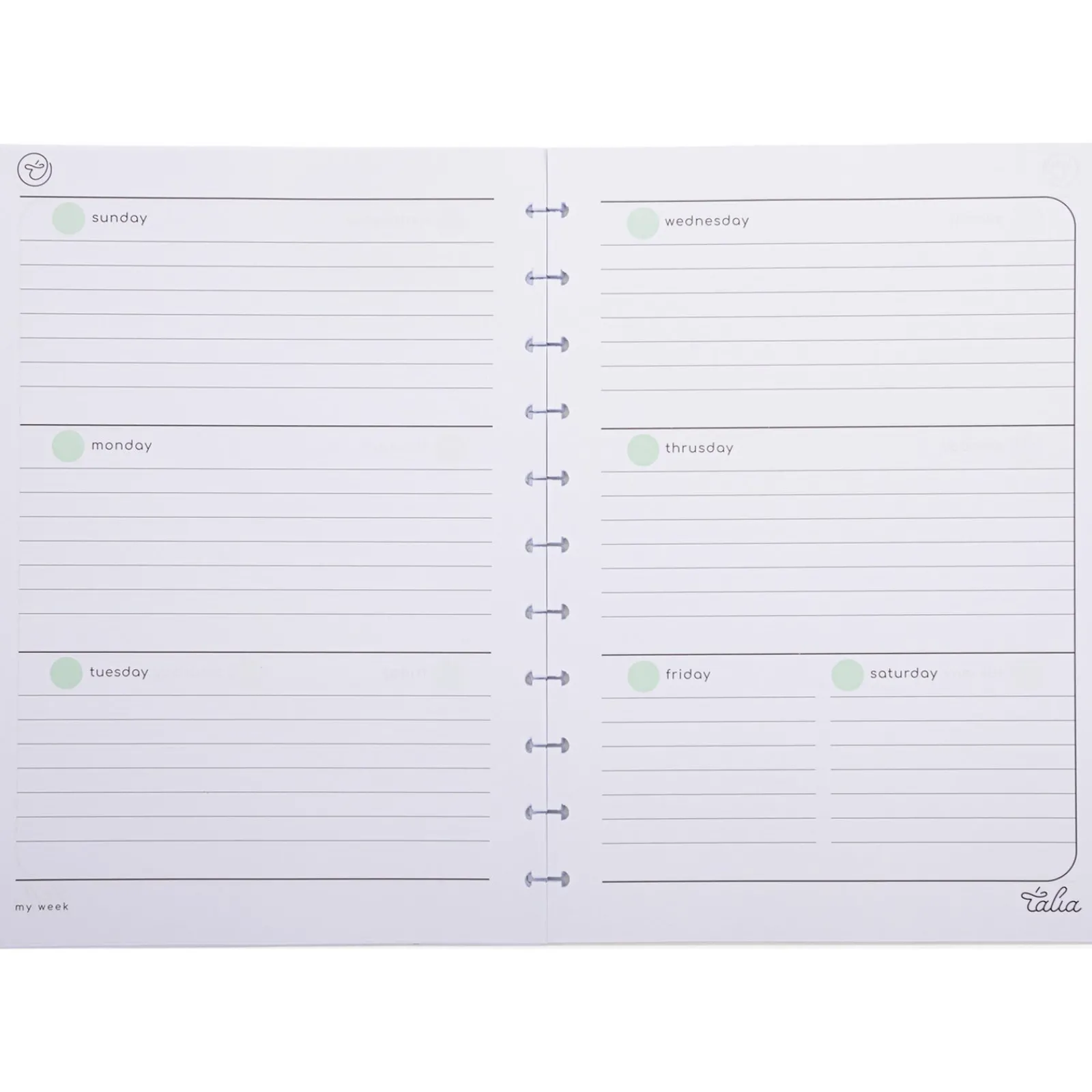 Clearance Talia Recarga Planner Smart A4 60F